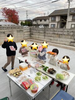 キッズヨガからのBBQ大会！